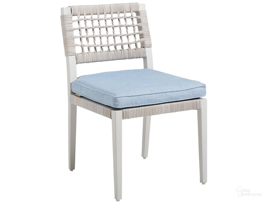 The appearance of Seabrook Side Dining Chair designed by Tommy Bahama in the coastal interior design. This  piece of furniture  was selected by 1StopBedrooms from Seabrook Collection to add a touch of cosiness and style into your home. Sku: 01-3430-12-40. Product Type: Outdoor Chair. Image1