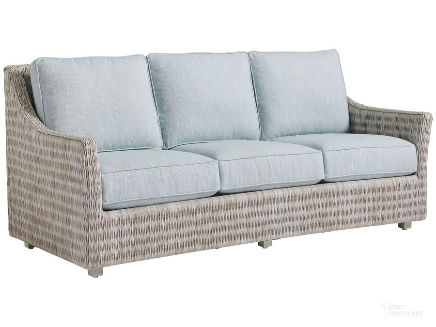 The appearance of Seabrook Sofa designed by Tommy Bahama in the coastal interior design. This  piece of furniture  was selected by 1StopBedrooms from Seabrook Collection to add a touch of cosiness and style into your home. Sku: 01-3430-33-40. Product Type: Outdoor Sofa & Loveseat. Image1