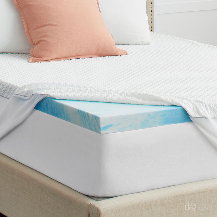 The appearance of SealyChill 3 Inch California King Foam Mattress Topper with Cover designed by Sealy in the modern / contemporary interior design. This white piece of furniture  was selected by 1StopBedrooms from Cool & Clean Collection to add a touch of cosiness and style into your home. Sku: F02-00146-CK0. Size: California King. Product Type: Mattress Topper. Material: Foam. Image1