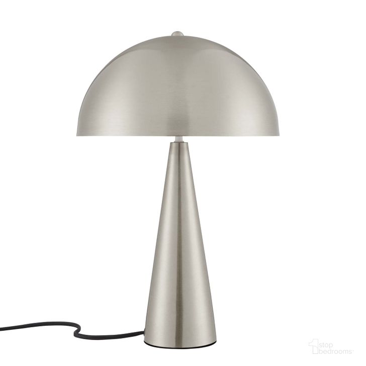 The appearance of Selena Metal Table Lamp In Satin Nickel designed by Modway in the modern / contemporary interior design. This satin nickel piece of furniture  was selected by 1StopBedrooms from Selena Collection to add a touch of cosiness and style into your home. Sku: EEI-5624-SNL. Product Type: Table Lamp. Material: Iron. Image1