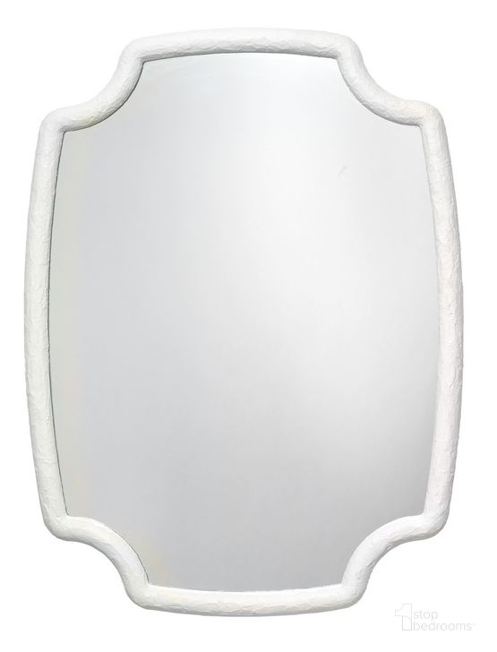 The appearance of Selene Mirror In White designed by Jamie Young Company in the traditional interior design. This white piece of furniture  was selected by 1StopBedrooms from Selene Collection to add a touch of cosiness and style into your home. Sku: 6SELE-MIWH. Product Type: Mirror. Material: Resin. Image1