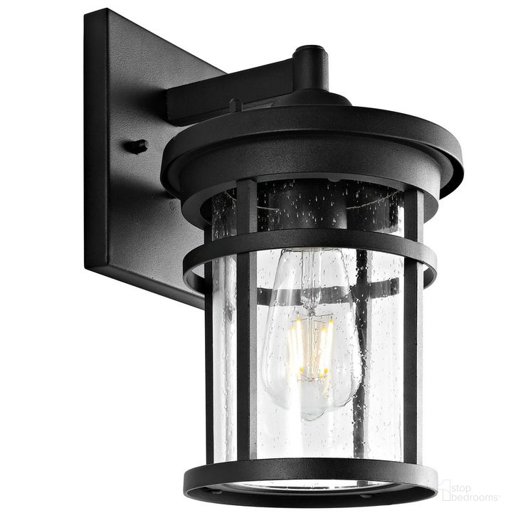 The appearance of Senta Outdoor Wall Lantern designed by Safavieh in the transitional interior design. This black piece of furniture  was selected by 1StopBedrooms from Senta Collection to add a touch of cosiness and style into your home. Sku: PLT4001A. Product Type: Outdoor Lighting. Material: Iron. Image1