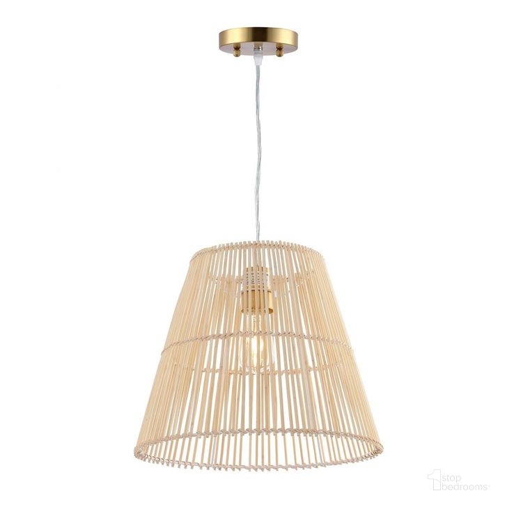 The appearance of Senya Pendant in Natural designed by Safavieh in the modern / contemporary interior design. This natural piece of furniture  was selected by 1StopBedrooms from Senya Collection to add a touch of cosiness and style into your home. Sku: PND4127A. Material: Rattan. Product Type: Pendant Lighting. Image1