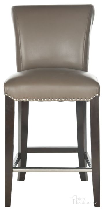 The appearance of Seth Clay Counter Stool designed by Safavieh in the traditional interior design. This clay piece of furniture  was selected by 1StopBedrooms from Seth Collection to add a touch of cosiness and style into your home. Sku: MCR4509F. Product Type: Barstool. Material: Stainless Steel. Image1