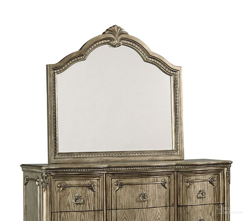 The appearance of Seville Mirror In Translucent Platinum designed by Avalon Furniture in the traditional interior design. This platinum piece of furniture  was selected by 1StopBedrooms from Seville Collection to add a touch of cosiness and style into your home. Sku: B02011 M. Product Type: Mirror. Material: Rubberwood. Image1