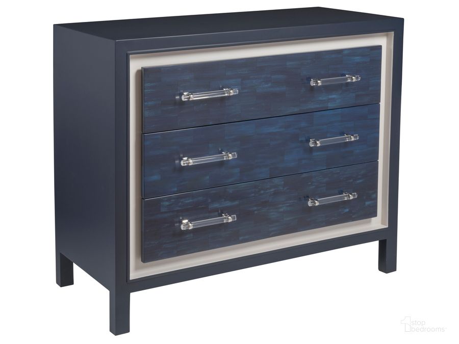 The appearance of Signature Designs Invicta Hall Chest designed by Artistica Home in the modern / contemporary interior design. This navy blue piece of furniture  was selected by 1StopBedrooms from Signature Designs Collection to add a touch of cosiness and style into your home. Sku: 01-2205-973. Product Type: Chest. Image1