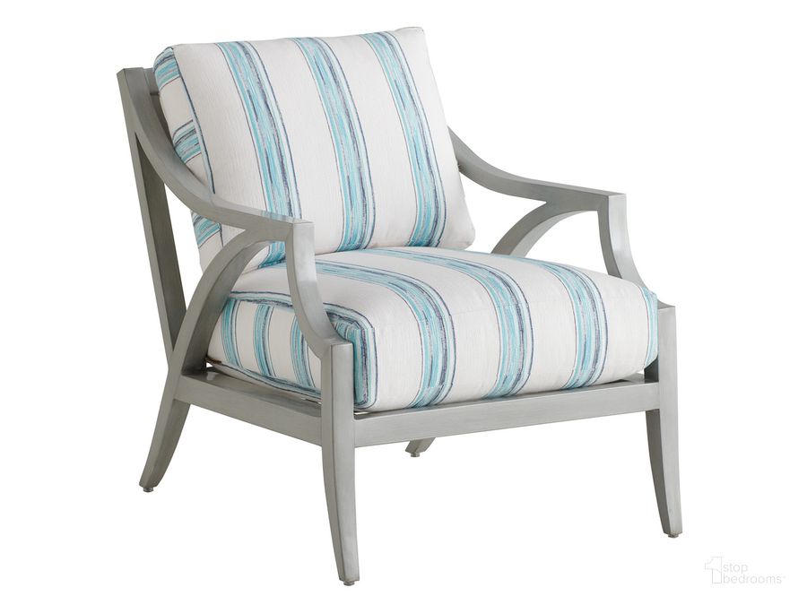 The appearance of Silver Sands Lounge Chair 01-3945-11-40 designed by Tommy Bahama in the transitional interior design. This silver piece of furniture  was selected by 1StopBedrooms from Silver Sands Collection to add a touch of cosiness and style into your home. Sku: 01-3945-11-40. Material: Aluminum. Product Type: Lounge Chair. Image1
