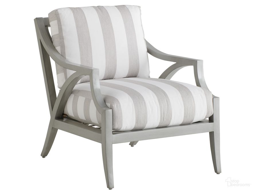The appearance of Silver Sands Lounge Chair 01-3945-11-41 designed by Tommy Bahama in the transitional interior design. This silver piece of furniture  was selected by 1StopBedrooms from Silver Sands Collection to add a touch of cosiness and style into your home. Sku: 01-3945-11-41. Material: Aluminum. Product Type: Lounge Chair. Image1