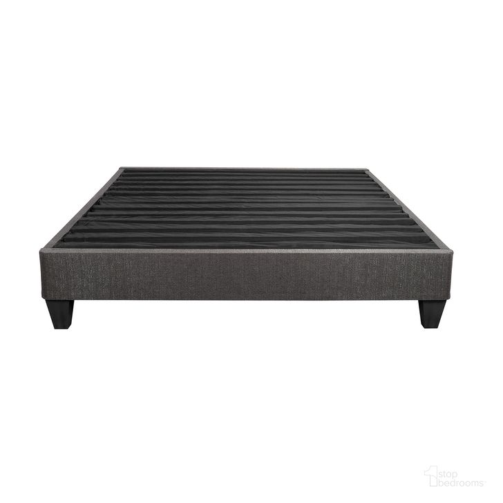 The appearance of Sleep Right Speedy 14 Inch Platform Full Mattress Foundation In Dark Grey designed by Primo International in the modern / contemporary interior design. This dark grey piece of furniture  was selected by 1StopBedrooms from Sleep Right Collection to add a touch of cosiness and style into your home. Sku: 38235. Material: Wood. Bed Size: Full. Product Type: Foundation. Image1