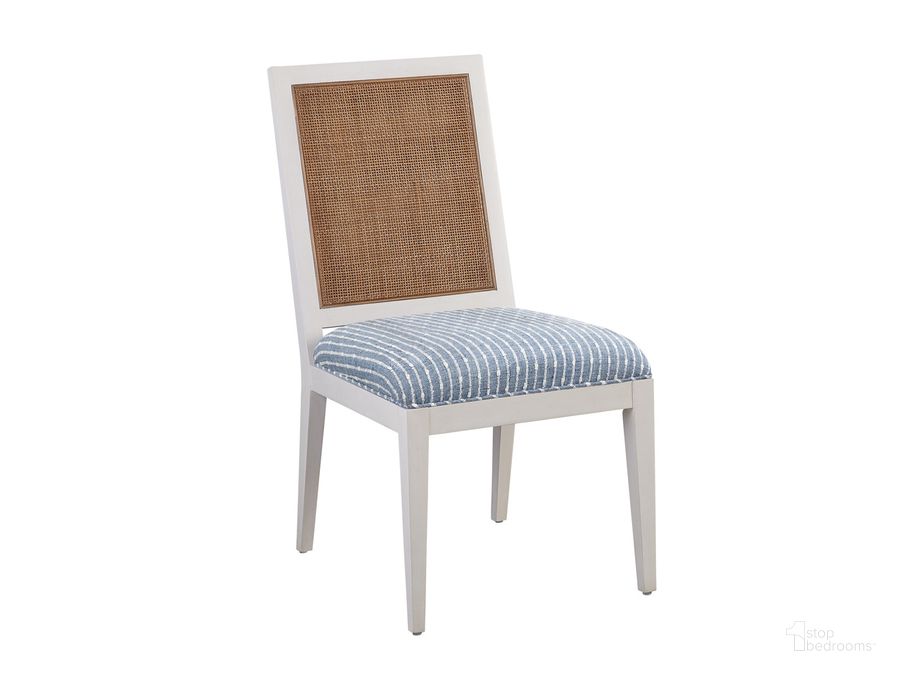 The appearance of Smithcliff Woven Side Chair 01-0935-880-40 designed by Barclay Butera in the transitional interior design. This blue piece of furniture  was selected by 1StopBedrooms from Laguna Collection to add a touch of cosiness and style into your home. Sku: 01-0935-880-40. Product Type: Side Chair. Image1
