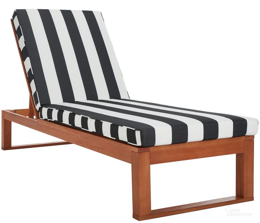 The appearance of Solano Sunlounger PAT7024H designed by Safavieh in the modern / contemporary interior design. This maple syrup piece of furniture  was selected by 1StopBedrooms from Solano Collection to add a touch of cosiness and style into your home. Sku: PAT7024H. Material: Steel. Product Type: Outdoor Chaise Lounge. Image1