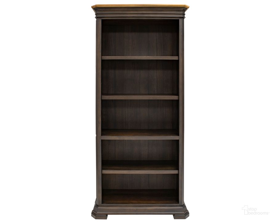 The appearance of Sonoma Executive Open Bookcase In Brown designed by Martin Furniture in the traditional interior design. This brown piece of furniture  was selected by 1StopBedrooms from Sonoma Collection to add a touch of cosiness and style into your home. Sku: IMSA3678. Material: Wood. Product Type: Bookcase. Image1