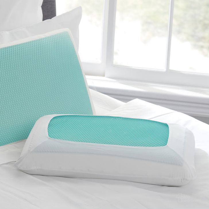 The appearance of Standard Gel Foam Bed Pillow designed by Sealy in the modern / contemporary interior design. This white piece of furniture  was selected by 1StopBedrooms from Cool & Clean Collection to add a touch of cosiness and style into your home. Sku: F01-00605-ST0. Product Type: Pillow. Material: Foam. Image1
