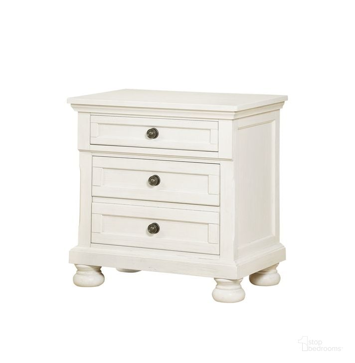 The appearance of Stella Nightstand with USB and Hidden Drawer In White designed by Avalon Furniture in the traditional interior design. This white piece of furniture  was selected by 1StopBedrooms from Stella Collection to add a touch of cosiness and style into your home. Sku: B01163 N. Product Type: Nightstand. Material: Rubberwood. Image1