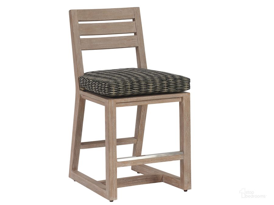 The appearance of Stillwater Cove Counter Stool designed by Tommy Bahama in the modern / contemporary interior design. This  piece of furniture  was selected by 1StopBedrooms from Stillwater Cove Collection to add a touch of cosiness and style into your home. Sku: 01-3450-17-40. Product Type: Outdoor Bar Furniture. Image1