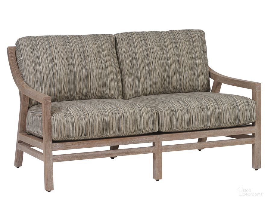 The appearance of Stillwater Cove Love Seat designed by Tommy Bahama in the modern / contemporary interior design. This  piece of furniture  was selected by 1StopBedrooms from Stillwater Cove Collection to add a touch of cosiness and style into your home. Sku: 01-3450-22-40. Product Type: Outdoor Loveseat. Image1