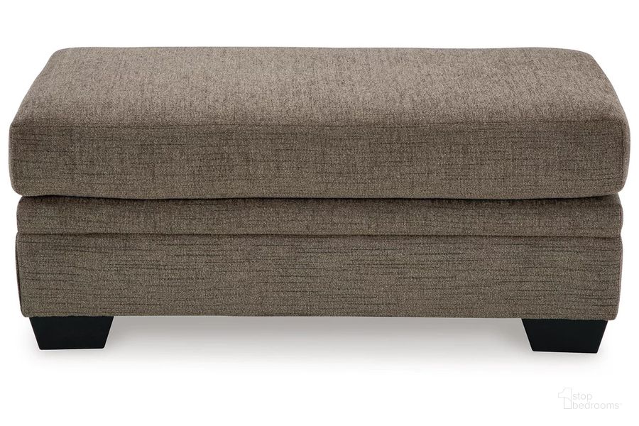 The appearance of Stonemeade Ottoman In Nutmeg designed by Signature Design by Ashley in the modern / contemporary interior design. This nutmeg piece of furniture  was selected by 1StopBedrooms from Stonemeade Collection to add a touch of cosiness and style into your home. Sku: 5950514. Material: Fabric. Product Type: Ottoman. Image1