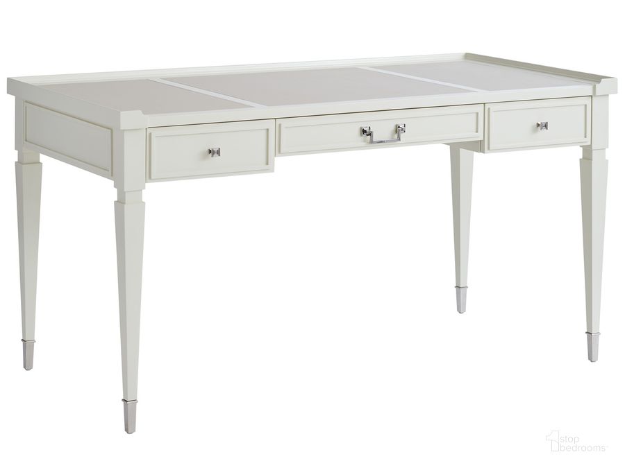 The appearance of Studio Designs Fremont Writing Desk designed by Sligh in the modern / contemporary interior design. This white piece of furniture  was selected by 1StopBedrooms from Studio Designs Collection to add a touch of cosiness and style into your home. Sku: 04-100AM-410. Material: Wood. Product Type: Writing Desk. Image1