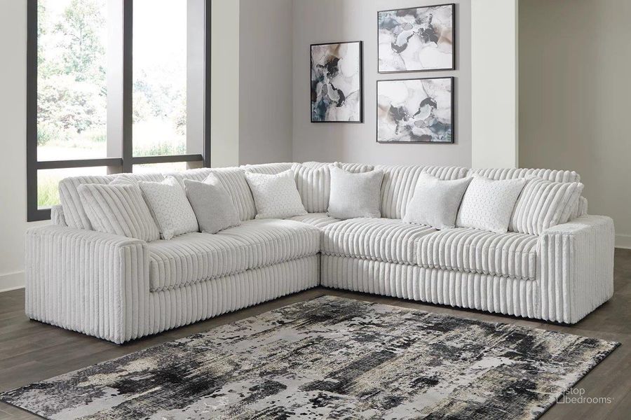 The appearance of Steeple Rise Alloy Sectional Set 0qd24582481c designed by Harbour Home in the modern / contemporary interior design. This alloy piece of furniture  was selected by 1StopBedrooms from Steeple Rise Collection to add a touch of cosiness and style into your home. Sku: 2590366;2590377;2590367. Material: Fabric. Product Type: Sectional.