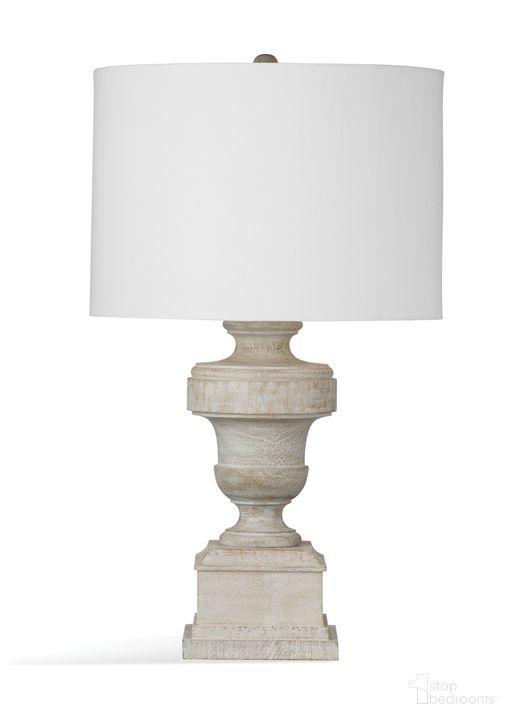 The appearance of Stuttgart Table Lamp In White Wash designed by Bassett Mirror Company in the modern / contemporary interior design. This white wash piece of furniture  was selected by 1StopBedrooms from  to add a touch of cosiness and style into your home. Sku: L4211TEC. Material: Wood. Product Type: Table Lamp. Image1