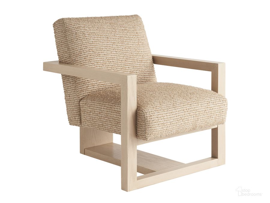 The appearance of Sunset Key Flanders Chair In Champagne designed by Tommy Bahama in the modern / contemporary interior design. This champagne piece of furniture  was selected by 1StopBedrooms from Sunset Key Collection to add a touch of cosiness and style into your home. Sku: 01-1508-11-41. Product Type: Chair. Image1