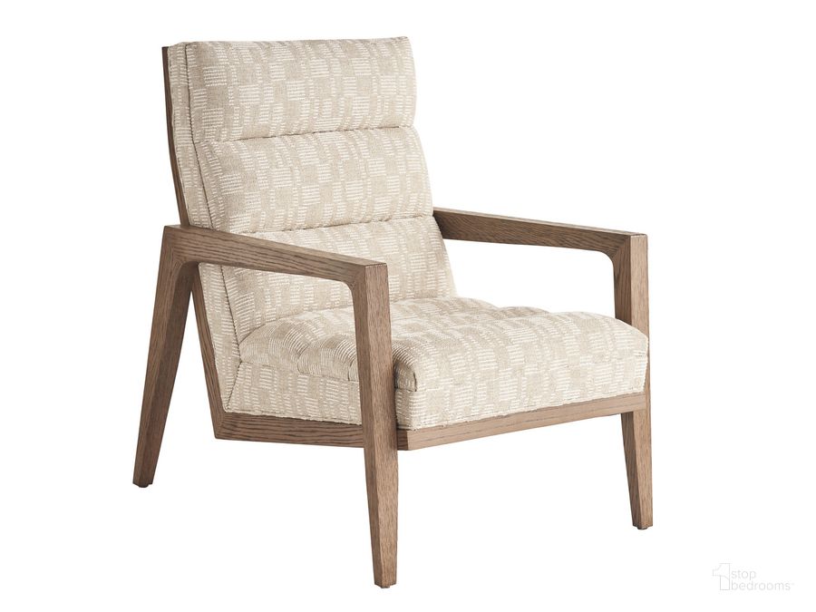 The appearance of Sunset Key Hayley Chair In Champagne designed by Tommy Bahama in the modern / contemporary interior design. This champagne piece of furniture  was selected by 1StopBedrooms from Sunset Key Collection to add a touch of cosiness and style into your home. Sku: 01-1626-11-40. Product Type: Chair. Image1