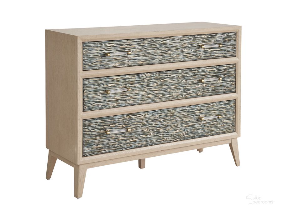 The appearance of Sunset Key Kenan Hall Chest In Sand designed by Tommy Bahama in the modern / contemporary interior design. This sand piece of furniture  was selected by 1StopBedrooms from Sunset Key Collection to add a touch of cosiness and style into your home. Sku: 01-0578-973. Material: Wood. Product Type: Chest. Image1