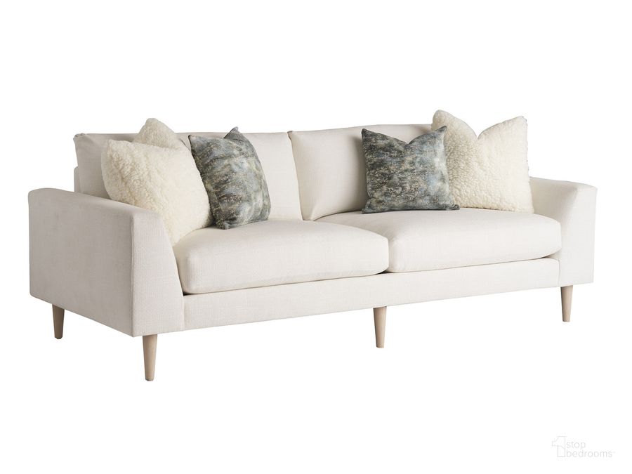 The appearance of Sunset Key Marana Sofa In Champagne designed by Tommy Bahama in the modern / contemporary interior design. This champagne piece of furniture  was selected by 1StopBedrooms from Sunset Key Collection to add a touch of cosiness and style into your home. Sku: 01-7226-33-40. Product Type: Sofa. Image1
