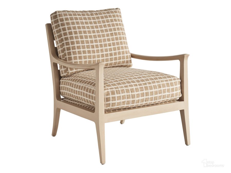 The appearance of Sunset Key Miramar Chair In Champagne designed by Tommy Bahama in the modern / contemporary interior design. This champagne piece of furniture  was selected by 1StopBedrooms from Sunset Key Collection to add a touch of cosiness and style into your home. Sku: 01-1771-11-43. Product Type: Chair. Image1
