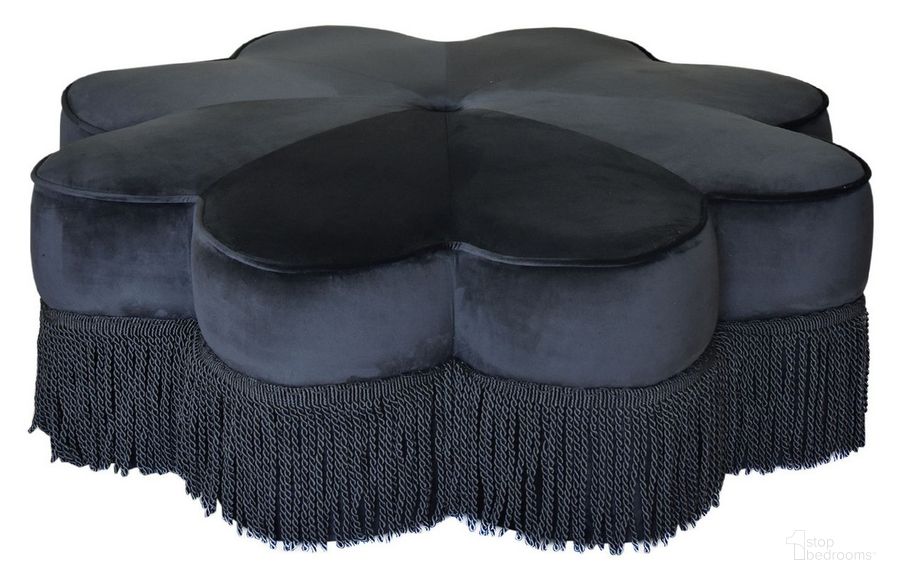 The appearance of Tanith Flower Ottoman in Black designed by Safavieh in the modern / contemporary interior design. This black piece of furniture  was selected by 1StopBedrooms from Tanith Collection to add a touch of cosiness and style into your home. Sku: OTT4500A. Material: Wood. Product Type: Ottoman. Image1