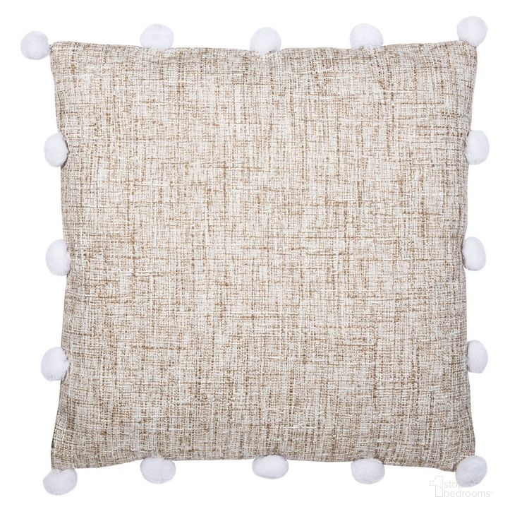 The appearance of Temi Pillow in Beige designed by Safavieh in the modern / contemporary interior design. This beige piece of furniture  was selected by 1StopBedrooms from Temi Collection to add a touch of cosiness and style into your home. Sku: PLS7164A-1818. Product Type: Pillow. Image1