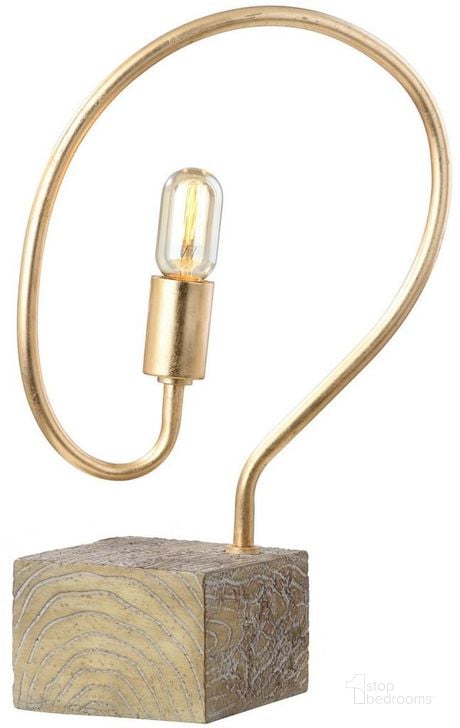 The appearance of Tori Gold/Natural 19.25 Inch H Table Lamp designed by Safavieh in the modern / contemporary interior design. This gold piece of furniture  was selected by 1StopBedrooms from Tori Collection to add a touch of cosiness and style into your home. Sku: TBL4014A. Product Type: Table Lamp. Image1