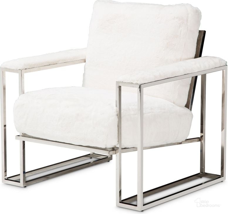 The appearance of Trance Stainless Steel Chair designed by AICO in the modern / contemporary interior design. This moonstone piece of furniture  was selected by 1StopBedrooms from Trance Collection to add a touch of cosiness and style into your home. Sku: TR-ASTRO35-MST-13. Product Type: Living Room Chair. Material: Stainless Steel. Image1