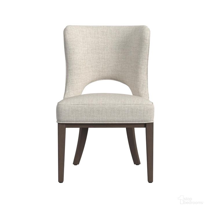 The appearance of Trevino Dining Chair Set of 2 In Gray designed by Bassett Mirror Company in the transitional interior design. This gray piece of furniture  was selected by 1StopBedrooms from  to add a touch of cosiness and style into your home. Sku: 9755-DR-800. Product Type: Dining Chair. Material: Rubberwood. Image1