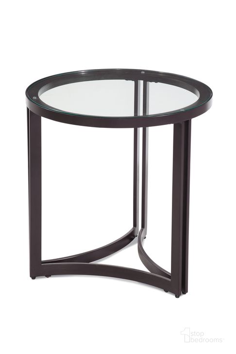 The appearance of Trucco End Table In Black designed by Bassett Mirror Company in the transitional interior design. This black piece of furniture  was selected by 1StopBedrooms from Trucco Collection to add a touch of cosiness and style into your home. Sku: 9630-LR-220. Material: Metal. Product Type: End Table. Image1