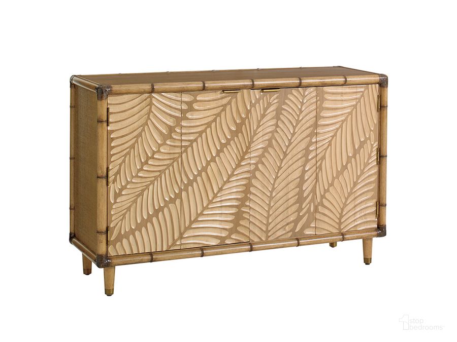 The appearance of Twin Palms St.Croix Hall Chest designed by Tommy Bahama in the cabin / lodge interior design. This brown piece of furniture  was selected by 1StopBedrooms from Twin Palms Collection to add a touch of cosiness and style into your home. Sku: 01-0558-973. Material: Wood. Product Type: Buffets, Sideboards and Server. Image1