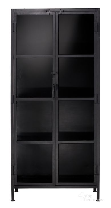 The appearance of Union Tall Curio Cabinet designed by Jamie Young Company in the modern / contemporary interior design. This black piece of furniture  was selected by 1StopBedrooms from Union Collection to add a touch of cosiness and style into your home. Sku: 20UNIO-CUBK. Product Type: Curio Cabinet. Material: Iron. Image1