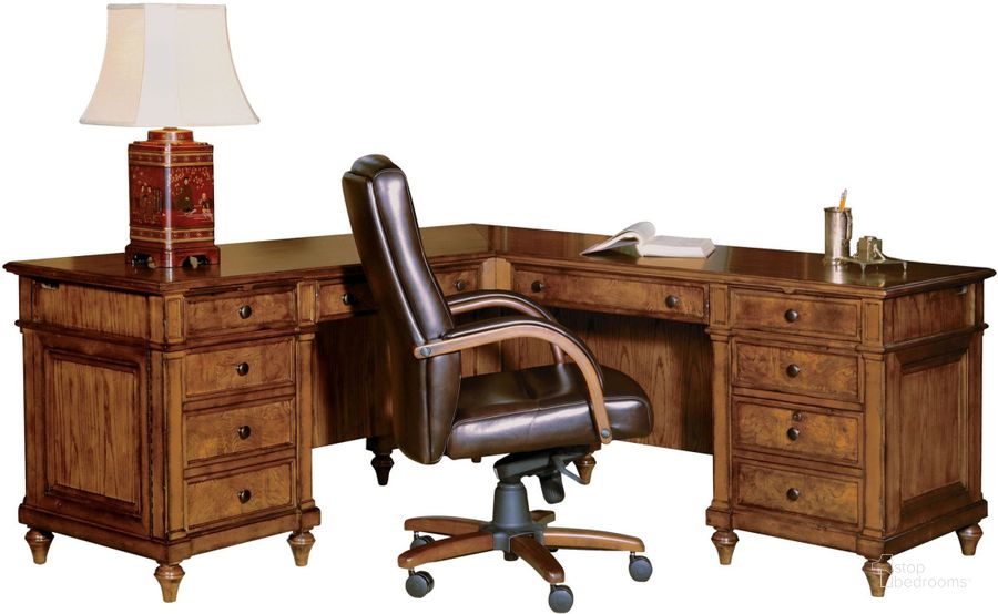 The appearance of Urban Ash Burl Home Office Set designed by Hekman in the traditional interior design. This brown piece of furniture  was selected by 1StopBedrooms from Urban Collection to add a touch of cosiness and style into your home. Sku: 79107P;79107T;79251C. Material: Wood. Product Type: Home Office Set. Image1