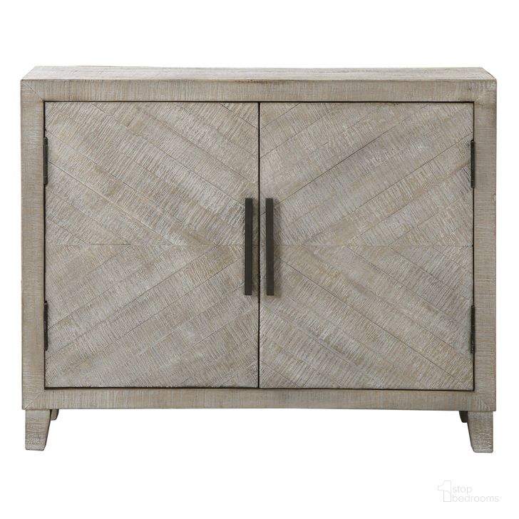 The appearance of Uttermost Adalind White Washed Accent Cabinet designed by Uttermost in the modern / contemporary interior design. This white piece of furniture  was selected by 1StopBedrooms from  to add a touch of cosiness and style into your home. Sku: 24873. Material: MDF. Product Type: Accent Cabinet. Image1