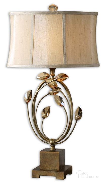 The appearance of Uttermost Alenya Gold Table Lamp designed by Uttermost in the traditional interior design. This gold piece of furniture  was selected by 1StopBedrooms from Alenya Collection to add a touch of cosiness and style into your home. Sku: 26337-1. Material: Metal. Product Type: Table Lamp. Image1