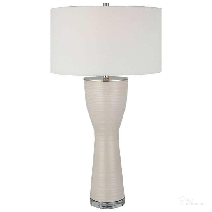 The appearance of Uttermost Amphora Off-White Glaze Table Lamp designed by Uttermost in the traditional interior design. This off white piece of furniture  was selected by 1StopBedrooms from Amphora Collection to add a touch of cosiness and style into your home. Sku: 30001-1. Material: Metal. Product Type: Table Lamp. Image1