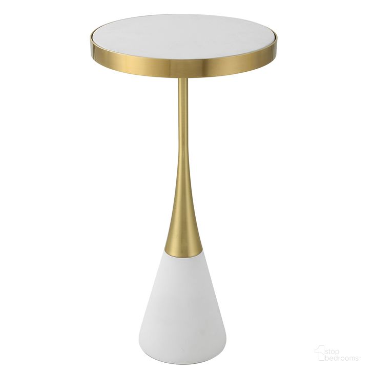 The appearance of Uttermost Apex White Concrete Accent Table designed by Uttermost in the modern / contemporary interior design. This white piece of furniture  was selected by 1StopBedrooms from Apex Collection to add a touch of cosiness and style into your home. Sku: 25281. Product Type: Accent Table. Material: Concrete. Image1