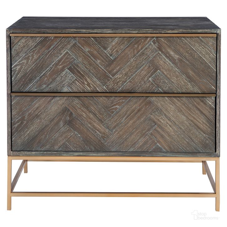 The appearance of Uttermost Armistead Dark Walnut Drawer Chest designed by Uttermost in the modern / contemporary interior design. This dark walnut piece of furniture  was selected by 1StopBedrooms from  to add a touch of cosiness and style into your home. Sku: 25376. Product Type: Chest. Material: MDF. Image1