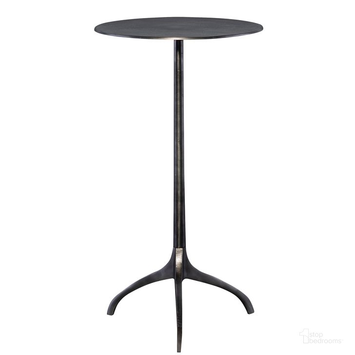 The appearance of Uttermost Beacon Industrial Accent Table designed by Uttermost in the modern / contemporary interior design. This gray/silver piece of furniture  was selected by 1StopBedrooms from Beacon Collection to add a touch of cosiness and style into your home. Sku: 25058. Material: Aluminum. Product Type: Accent Table. Image1
