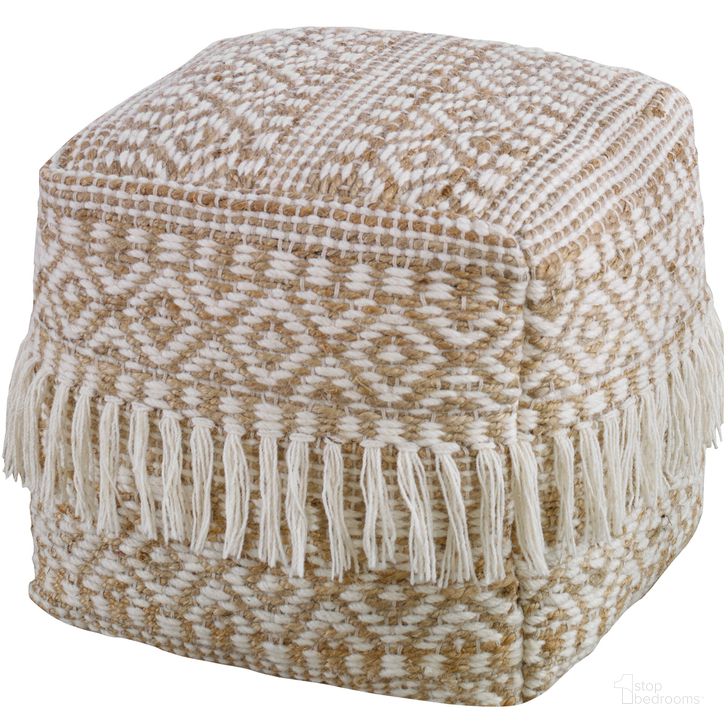 The appearance of Uttermost Boheme Wool And Pouf designed by Uttermost in the transitional interior design. This brown piece of furniture  was selected by 1StopBedrooms from Boheme Collection to add a touch of cosiness and style into your home. Sku: 23972. Material: Wool. Product Type: Ottoman. Image1