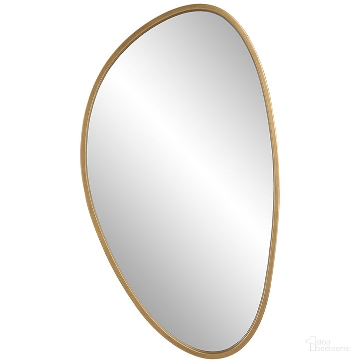 The appearance of Uttermost Boomerang Gold Mirror designed by Uttermost in the modern / contemporary interior design. This gold piece of furniture  was selected by 1StopBedrooms from Boomerang Collection to add a touch of cosiness and style into your home. Sku: 09812. Material: MDF. Product Type: Accent Mirror. Image1