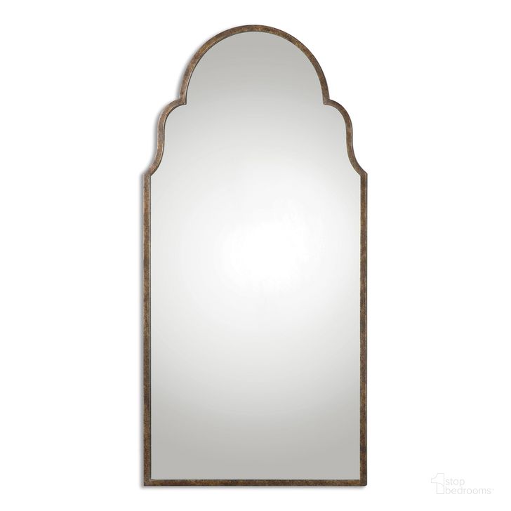 The appearance of Uttermost Brayden Tall Arch Mirror designed by Uttermost in the traditional interior design. This bronze piece of furniture  was selected by 1StopBedrooms from Brayden Collection to add a touch of cosiness and style into your home. Sku: 12905. Material: Metal. Product Type: Mirror. Image1