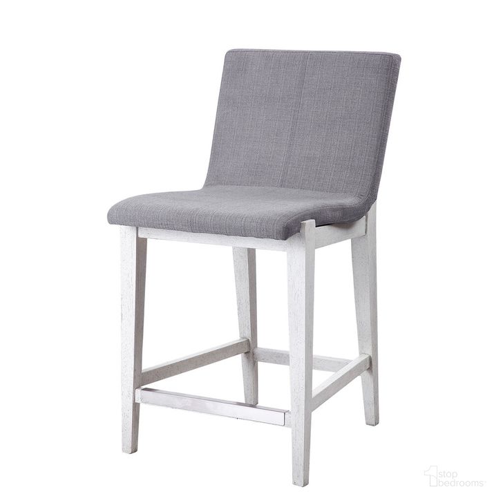 The appearance of Uttermost Brazos Gray Counter Stool designed by Uttermost in the modern / contemporary interior design. This gray piece of furniture  was selected by 1StopBedrooms from Brazos Collection to add a touch of cosiness and style into your home. Sku: 23554. Product Type: Barstool. Material: Rubberwood. Image1