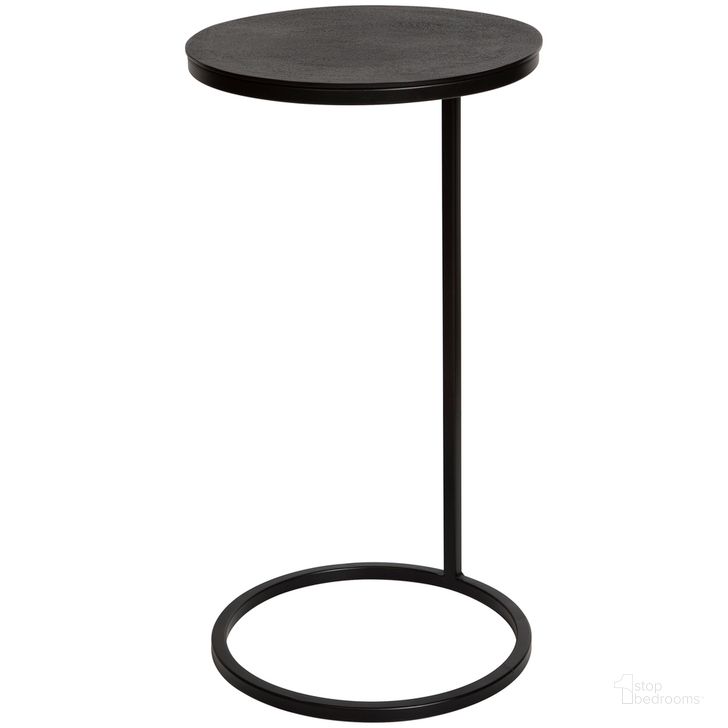 The appearance of Uttermost Brunei Round Accent Table designed by Uttermost in the modern / contemporary interior design. This black piece of furniture  was selected by 1StopBedrooms from Brunei Collection to add a touch of cosiness and style into your home. Sku: 25137. Product Type: Accent Table. Material: Iron. Image1