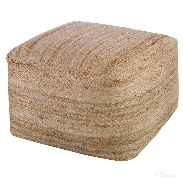 The appearance of Uttermost Camden Braided Pouf designed by Uttermost in the transitional interior design. This brown piece of furniture  was selected by 1StopBedrooms from Camden Collection to add a touch of cosiness and style into your home. Sku: 23973. Product Type: Ottoman. Material: Cotton. Image1